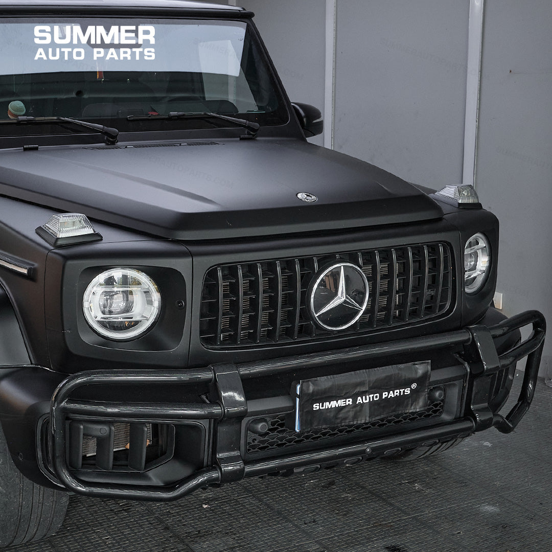 Gloss Black Front Bumper Brush Guard for Mercedes-Benz G-Class W465 G550 G500 G450d 2025-2026