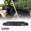 OCTA style forged carbon rear roof spoiler for Land Rover Defender L663 with installed and product views