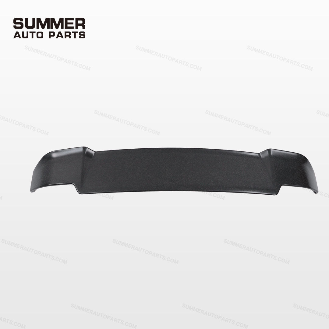 Rear view of OCTA style forged carbon rear roof spoiler for Land Rover Defender L663