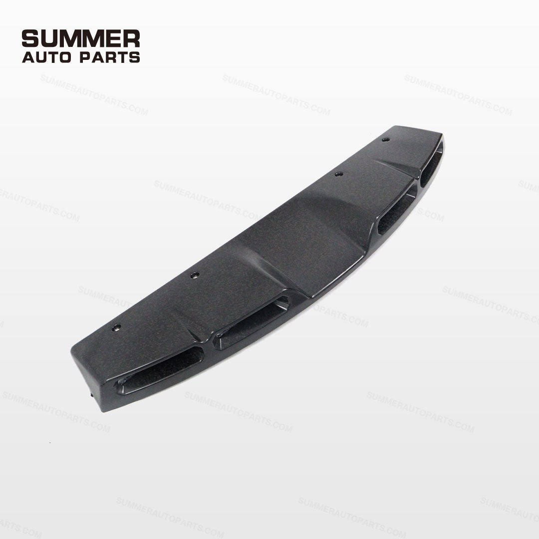 Top housing view of forged carbon fiber roof light bar for Land Rover Defender L663