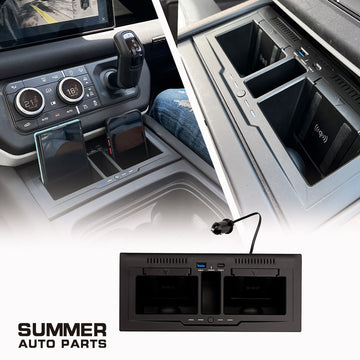 Wireless Charging Storage Box for Land Rover Defender L663