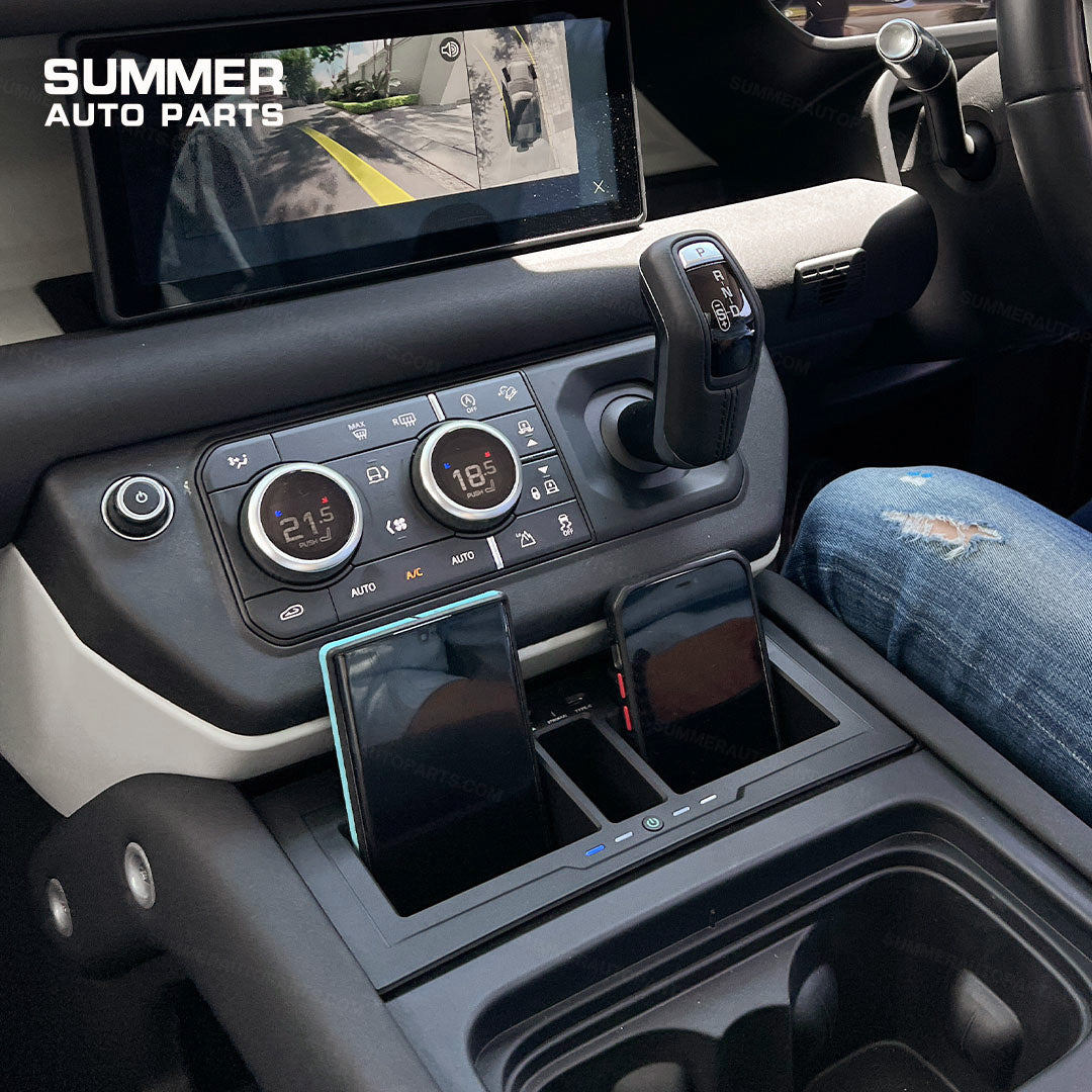 Wireless Charging Storage Box for Land Rover Defender L663