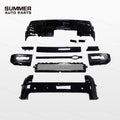 007 style gloss black front and rear bumper kit parts for Land Rover Defender L663
