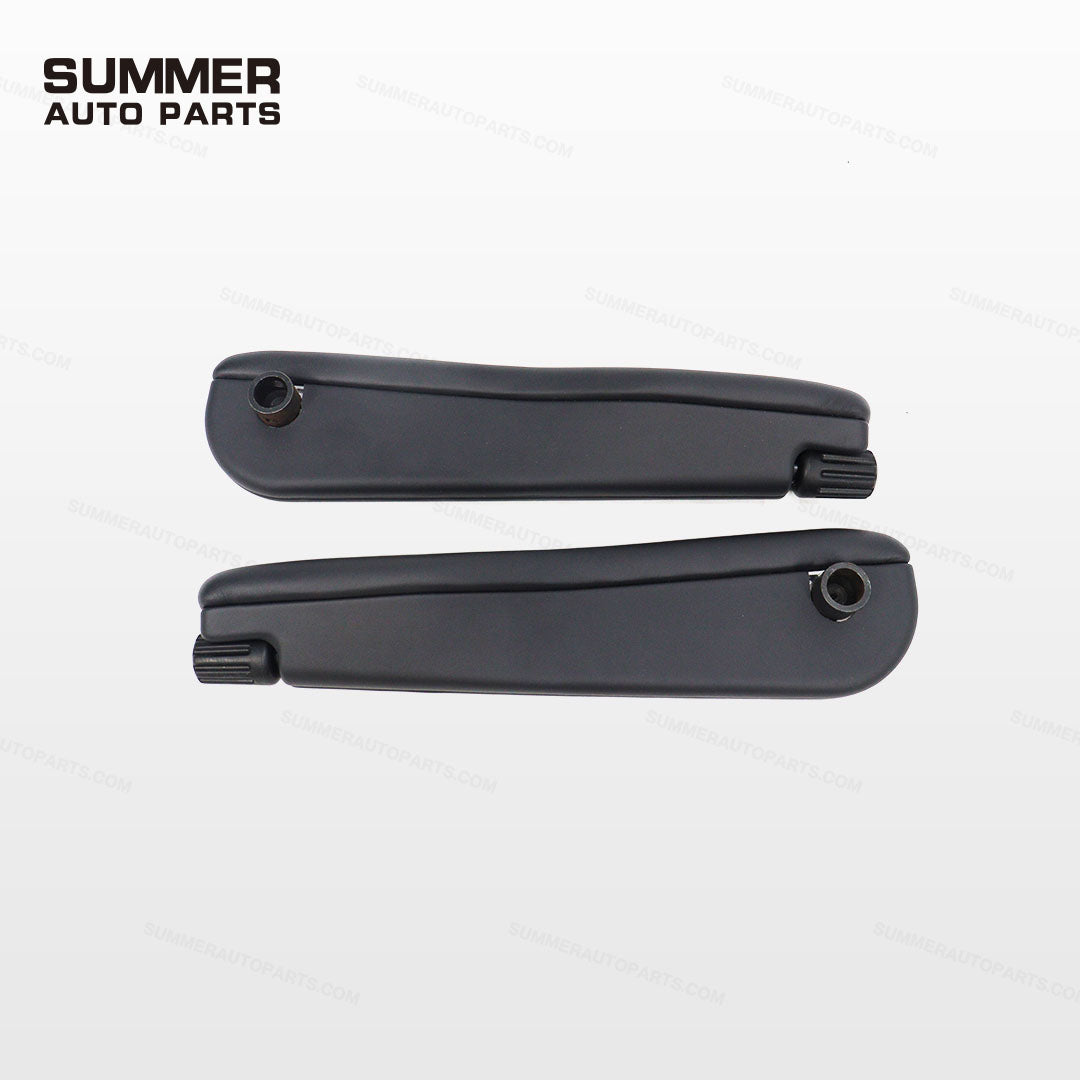 Pair of black front seat armrests for Land Rover Defender L663