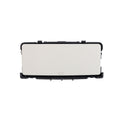 Beige overhead sunglasses holder for Land Rover Defender L663 front closed view
