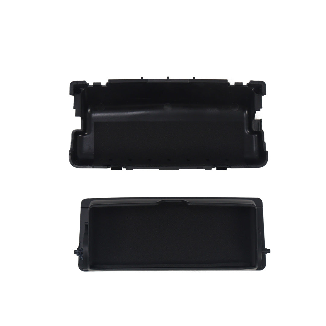 Black overhead sunglasses holder housing and tray for Land Rover Defender L663