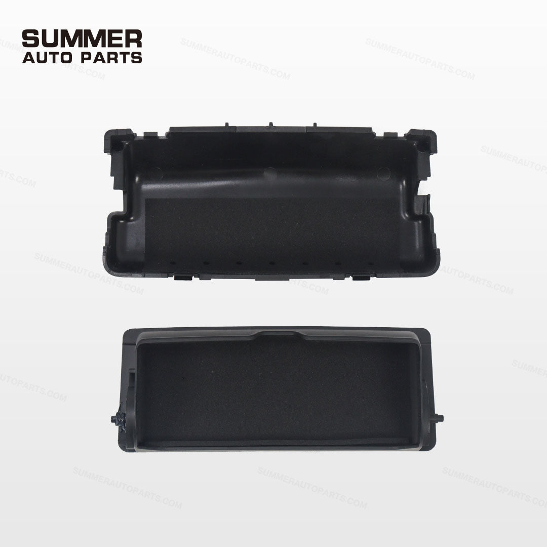 Separated black overhead sunglasses holder parts for Land Rover Defender L663