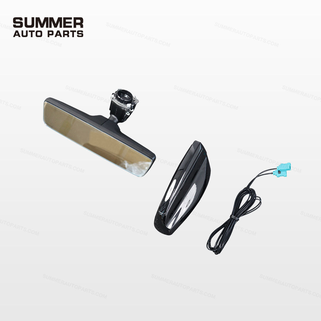 Angled assembly view of ClearSight rearview mirror kit for Land Rover Defender L663