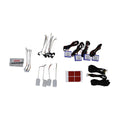 White background view of ambient lighting kit with modules for Land Rover Defender L663